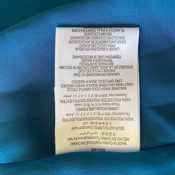 ⭐️ BCBGENERATION | Teal Ruffle Neck Dress, Size S - Picture 9 of 10